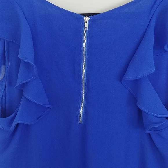 E and M Royal Blue Blouse - Picture 6 of 7